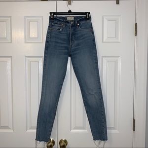 Free People High Rise Skinny Jeans